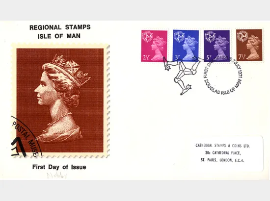 Isle of Man 2 1/2p, 3p, 5p, 7 1/2p