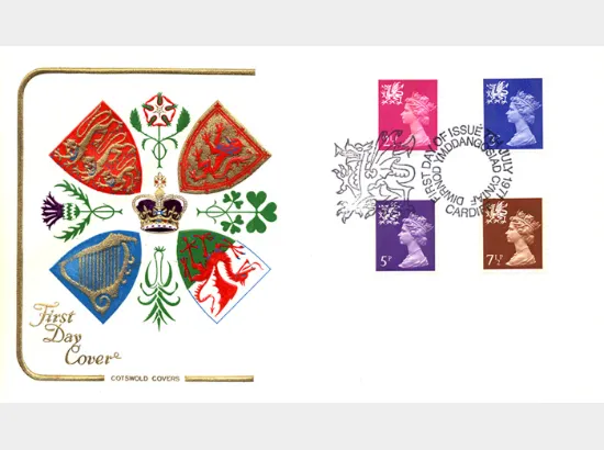 Wales 2 1/2p, 3p, 5p, 7 1/2p