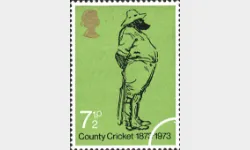County Cricket Centenary: 7 1/2p