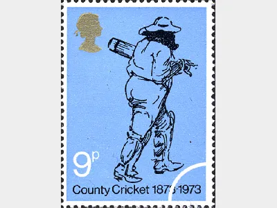 County Cricket Centenary: 9p