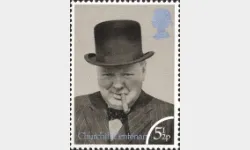 Winston Churchill: 5 1/2p