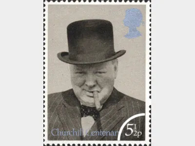 Winston Churchill: 5 1/2p