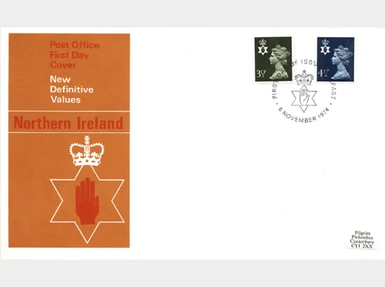 Northern Ireland 4 1/2p Dark Blue