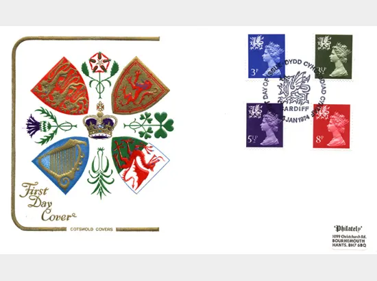 Wales 3 1/2p, 5 1/2p, 8p