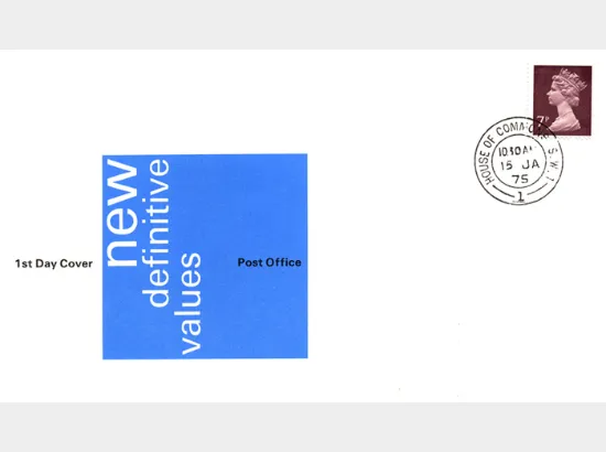 Machins: 7p Red-Brown