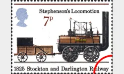 Stockton & Darlington Railway: 7p