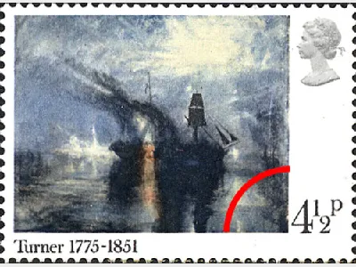 J M W Turner: 4 1/2p