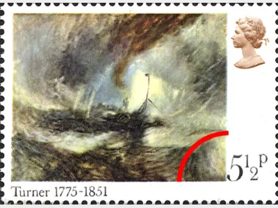 J M W Turner: 5 1/2p