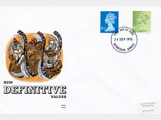 Machins: 8 1/2p Yellowish-Green