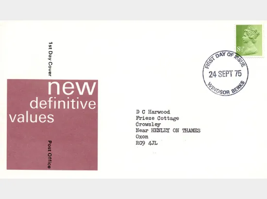 Machins: 8 1/2p Yellowish-Green