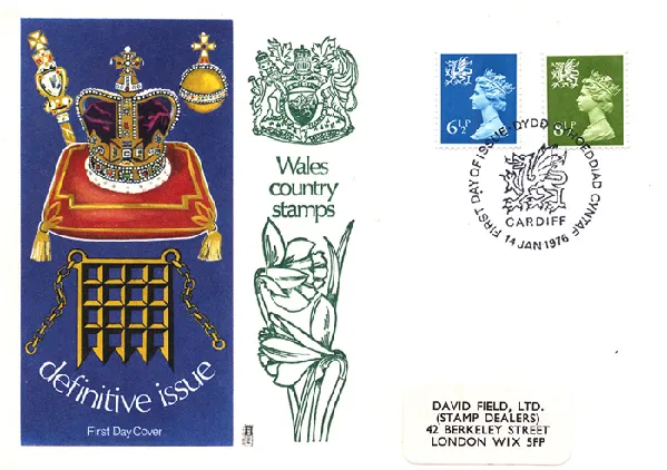 Wales 6 1/2p & 8 1/2p
