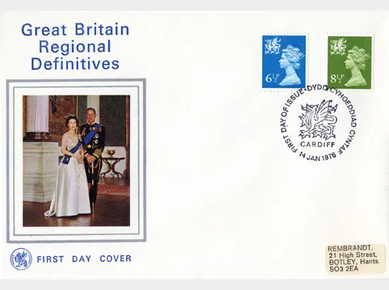 Wales 6 1/2p & 8 1/2p