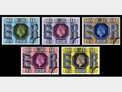 Silver Jubilee: (all 5 values)