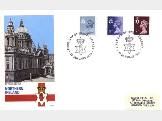 Northern Ireland 7p, 9p, 10 1/2p