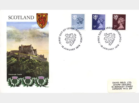 Scotland 7p, 9p, 10 1/2p