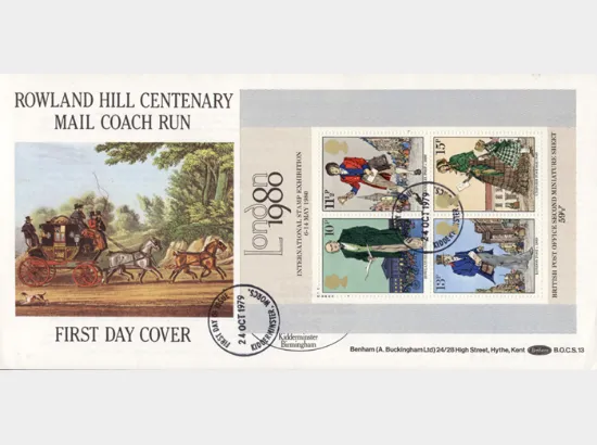 Rowland Hill: Miniature Sheet