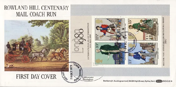 Rowland Hill: Miniature Sheet