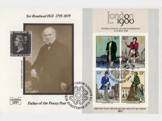 Rowland Hill: Miniature Sheet