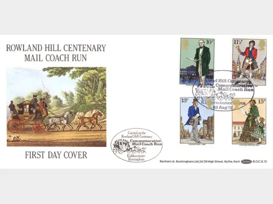 Rowland Hill: Stamps