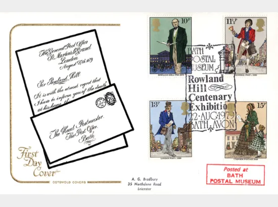 Rowland Hill: Stamps