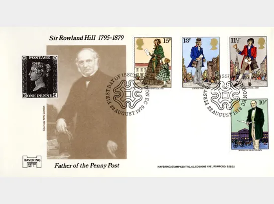 Rowland Hill: Stamps