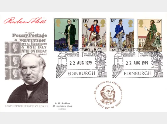 Rowland Hill: Stamps