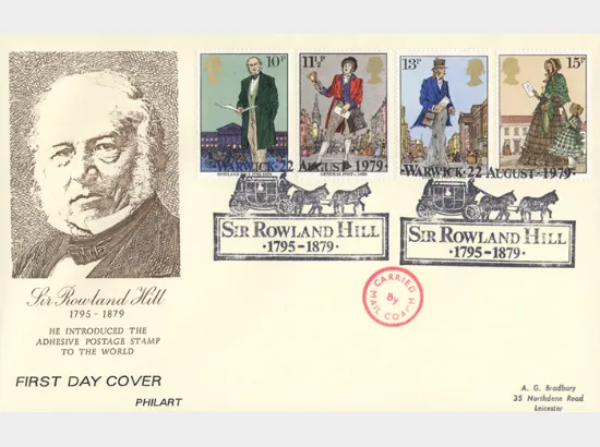 Rowland Hill: Stamps