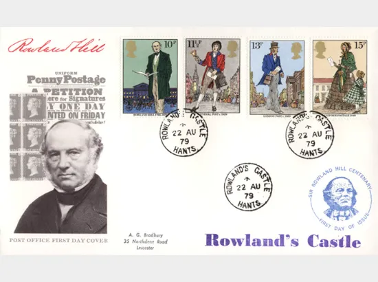 Rowland Hill: Stamps
