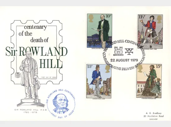 Rowland Hill: Stamps