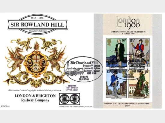 Rowland Hill: Miniature Sheet