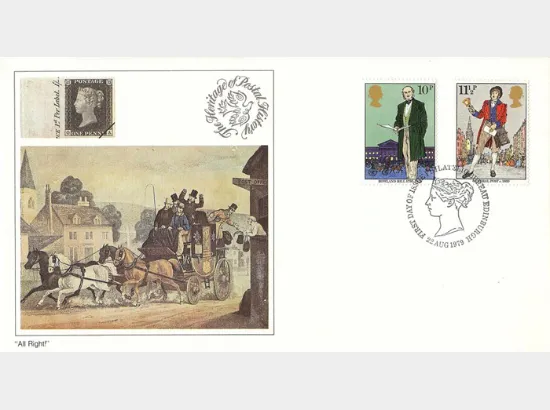 Rowland Hill: Stamps