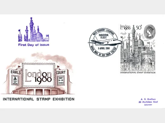 London 1980: 50p Stamp
