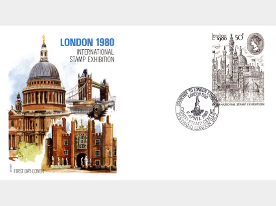 London 1980: 50p Stamp