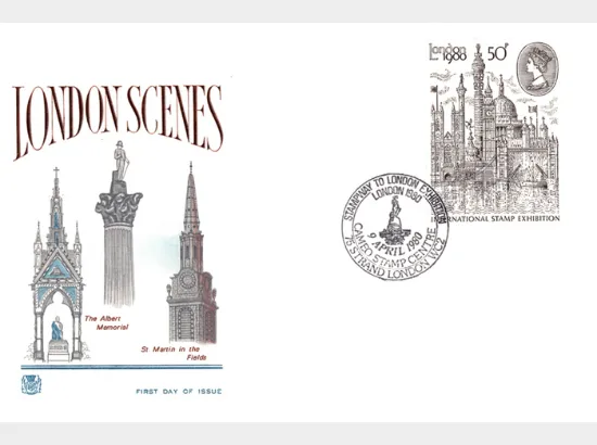 London 1980: 50p Stamp
