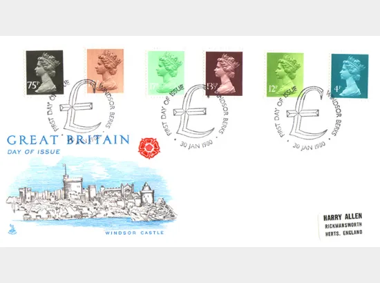 Machins: 4p, 12p, 13 1/2p, 17p, 17 1/2p, 75p