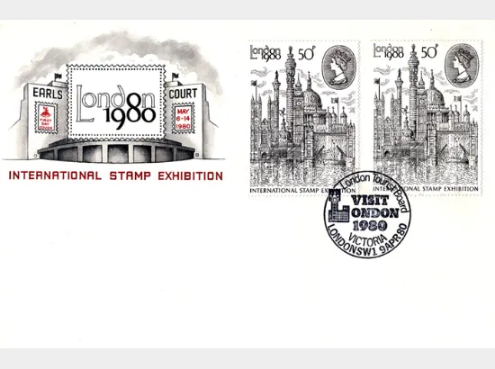 London 1980: 50p Stamp