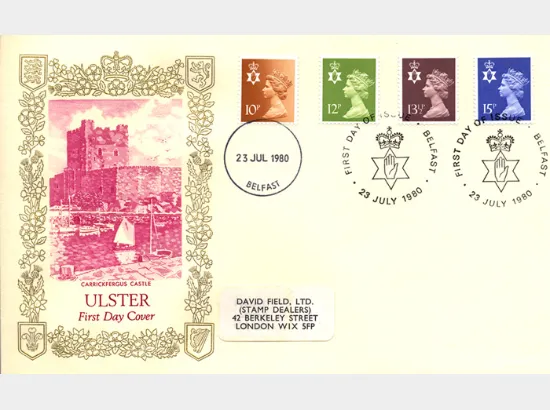 Northern Ireland 12p, 13 1/2p, 15p