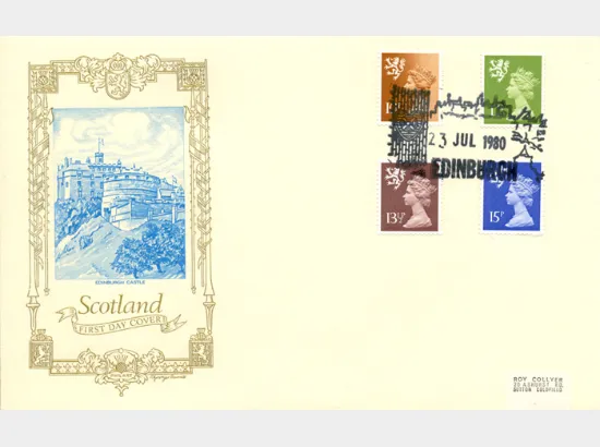 Scotland 12p, 13 1/2p, 15p