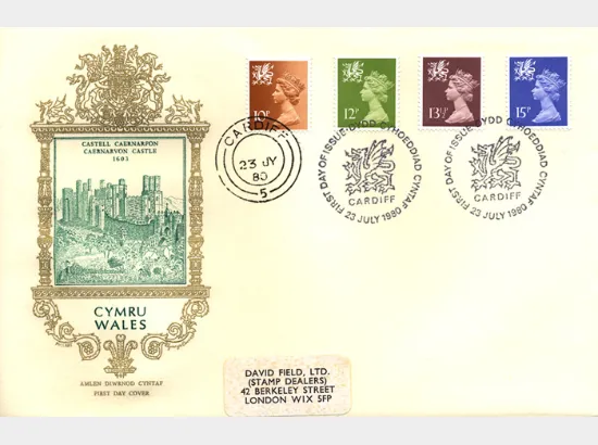 Wales 12p, 13 1/2p, 15p