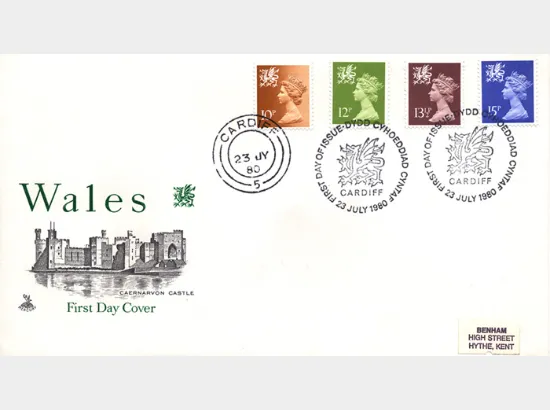 Wales 12p, 13 1/2p, 15p