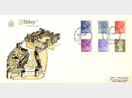 Machins: 2 1/2p, 11 1/2p, 14p, 15 1/2p, 18p, 25p