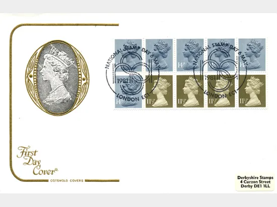 Counter: New Design: £1.30 Postal Hist 1 (Penny Black)