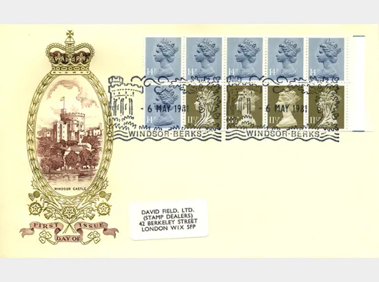 Counter: New Design: £1.30 Postal Hist 1 (Penny Black)