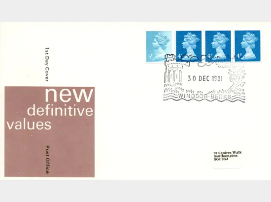 Machins: 12 1/2p Readers' Digest Stamp Coil