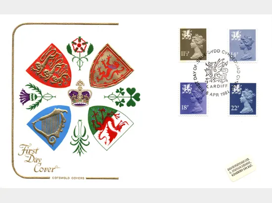 Wales 11 1/2p, 14p, 18p, 22p