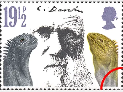 Charles Darwin: 19 1/2p