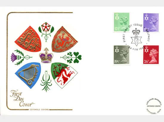 Northern Ireland 12 1/2p, 15 1/2p, 19 1/2p, 26p