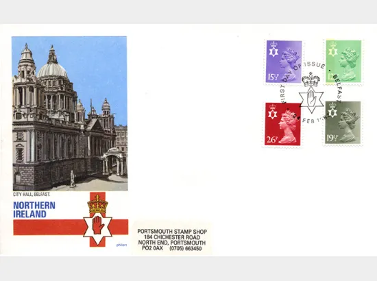 Northern Ireland 12 1/2p, 15 1/2p, 19 1/2p, 26p