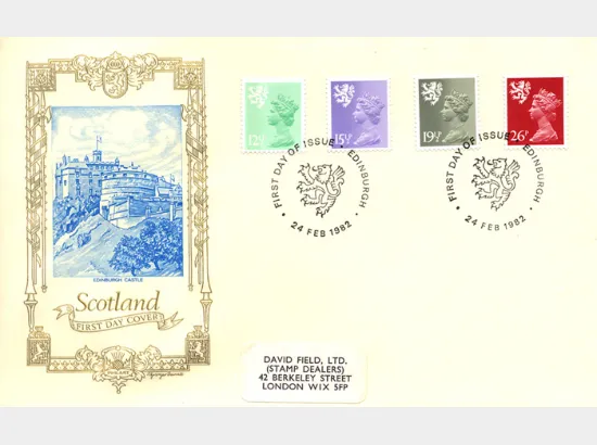 Scotland 12 1/2p, 15 1/2p, 19 1/2p, 26p