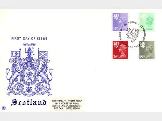 Scotland 12 1/2p, 15 1/2p, 19 1/2p, 26p